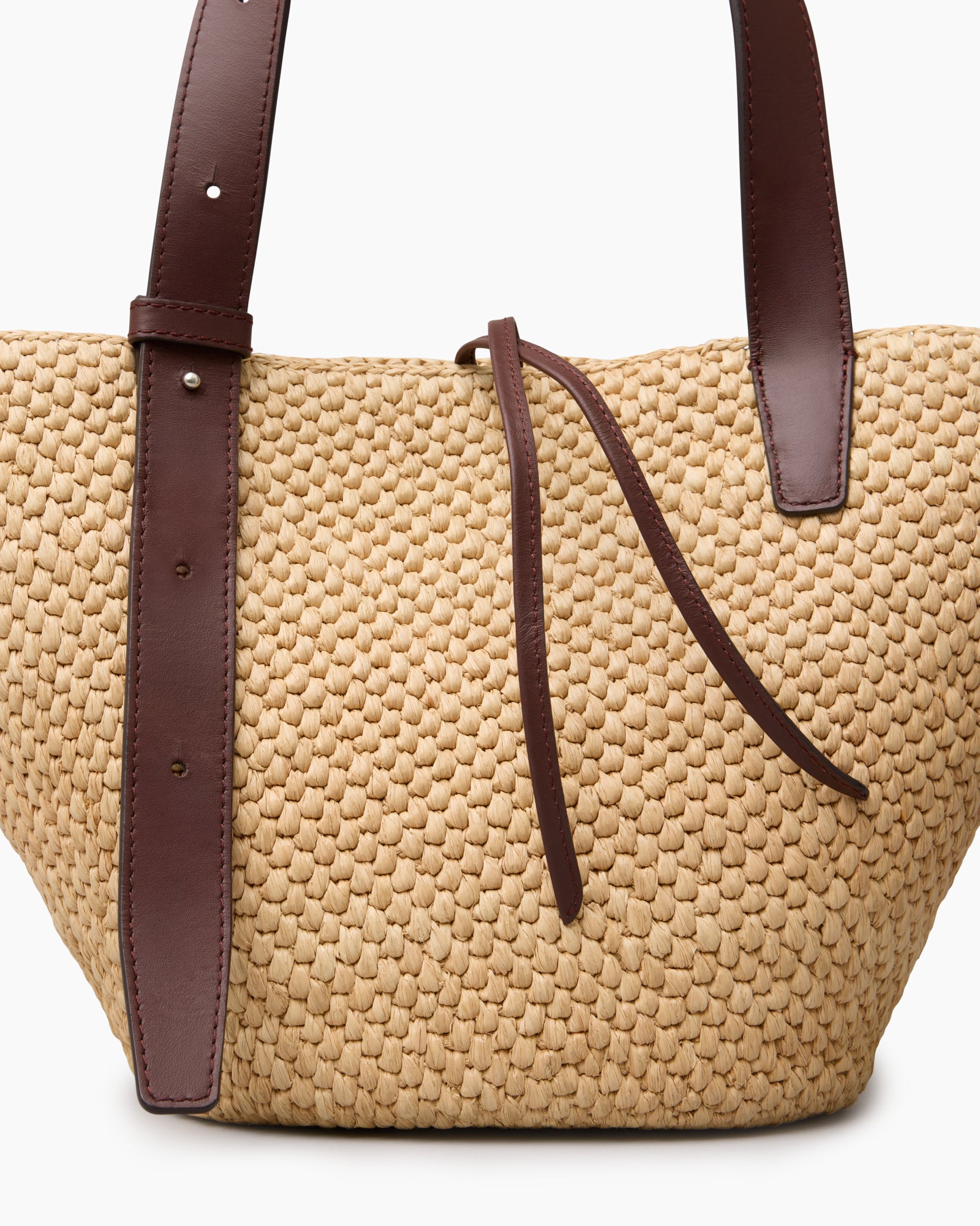 The Bianca Raffia Bag Small