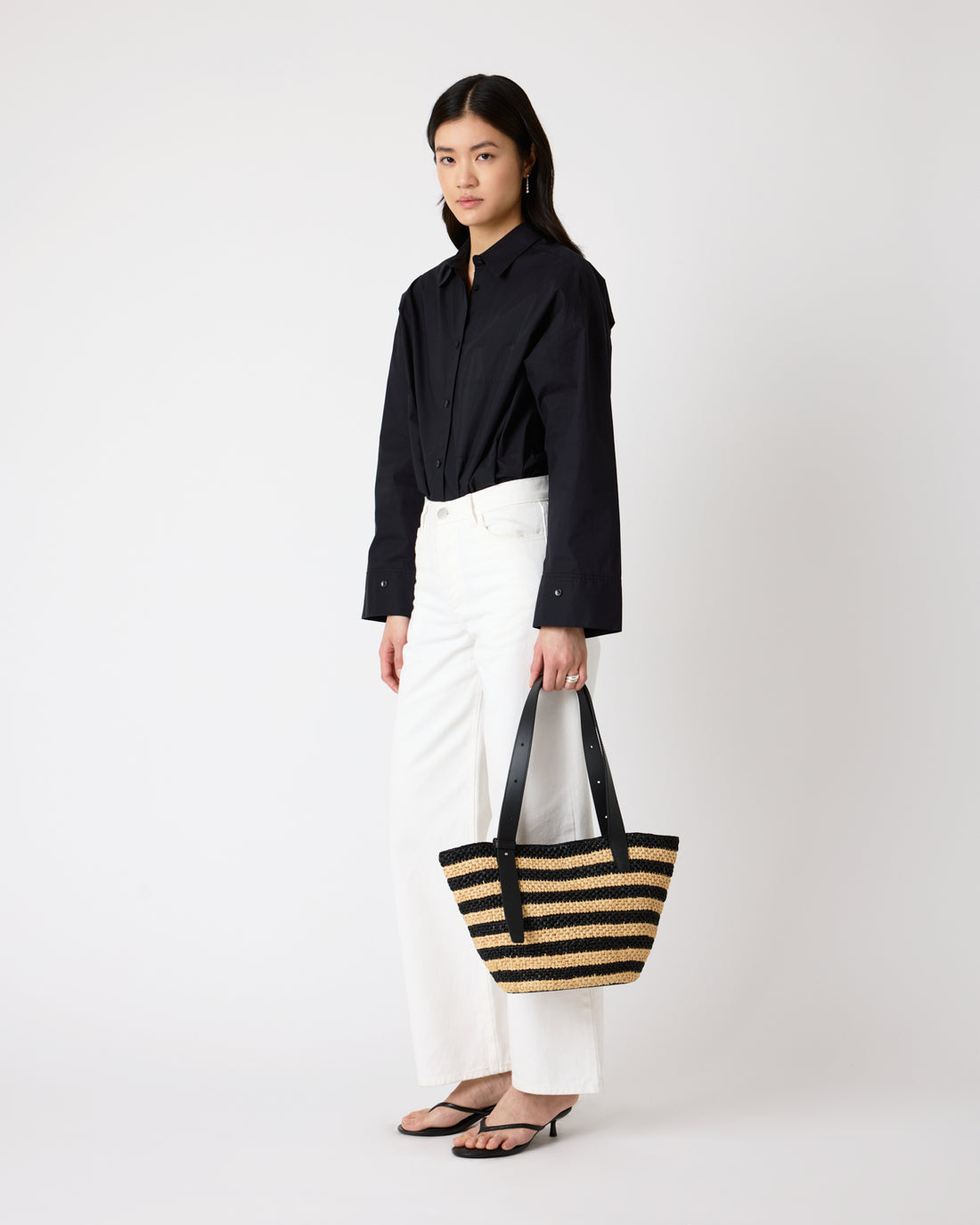 The Bianca Raffia Bag Small