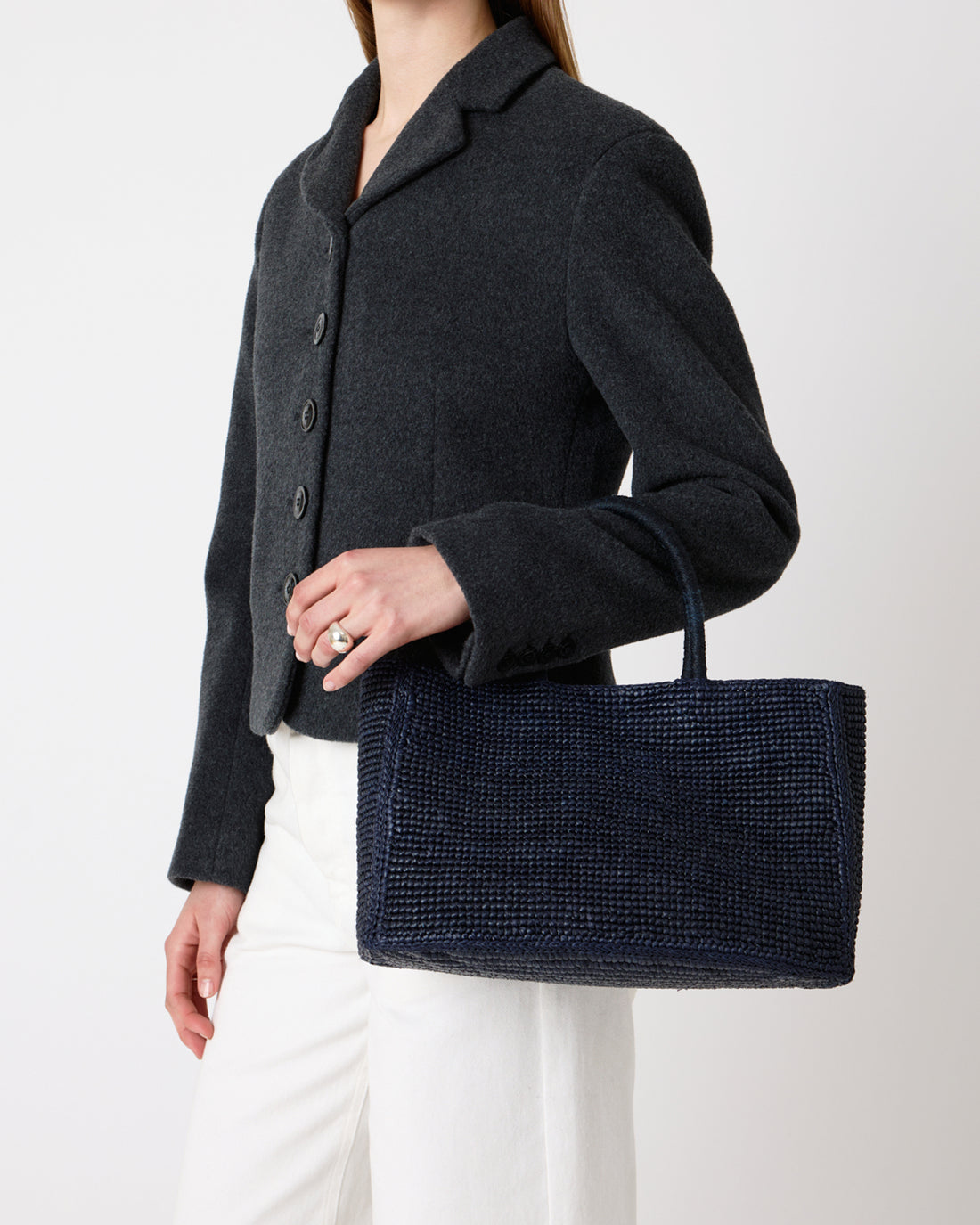 The Charlotte Raffia Bag Small